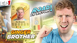 Opening FC 24 Packs Till I Get MY GINGER BROTHER KDB!! ( A Ginger Brothers Road To Victory)