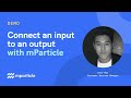 Connect an input to an output with mParticle