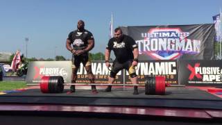 New World Record Double Deadlift by Eddie Hall \u0026 Mark Felix 850kg!! Worlds Strongest Man