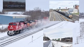 Amtrak, CSX, NS and CPKC Buffalo Area Day Trip! (January 2025 Edition)