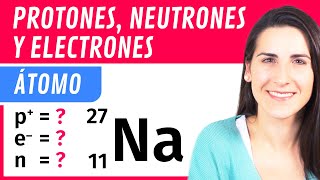 Calcular PROTONES, NEUTRONES y ELECTRONES ⚛️ Número Másico y Atómico