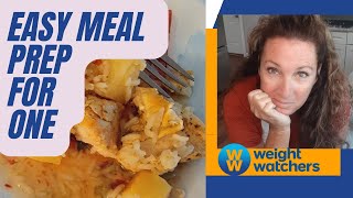 Meal prep for weight loss success | Meal prep for one