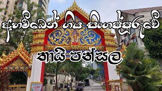 අහම්බෙන් ගිය සිංගප්පූරුවේ තායි පන්සල | Uttamayanmuni Thai Buddhist Temple Singapore