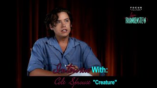 "Lisa Frankenstein" Interview with Cole Sprouse "Creature"