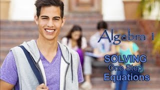 Algebra 1 One Step Equations: 3+P=8 (Quick Math Videos)