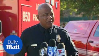 LAPD Sargent gives statement on Trader Joe's gunman barricade