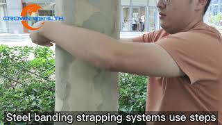 How to Use a Banding Tool? Stainless Steel Banding Straps and Buckles Installation