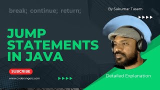 Jump Statements in Java ! #L18