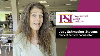 Professional Skills Institute Student Services Coordinator Judy Schmucker-Stevens