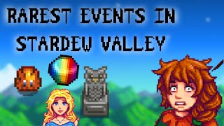 The Rarest Events in Stardew Valley 1.5