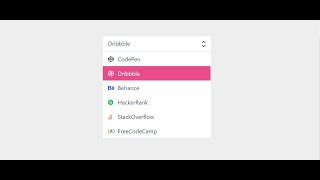 Custom Select Menu Dropdown using Html CSS | Dropdown Menu