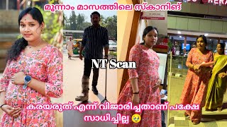 മൂന്നാം മാസത്തിലെ സ്കാനിങ് | NT Scan | കരയരുത് എന്ന് വിജാരിച്ചതാണ് പക്ഷേ സാധിച്ചില്ല 🥹