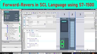 How to Program Motor Forward Revers in SCL Language using S7-1500 | TIA Portal V15 | Siemens PLC|