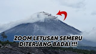 JELAJAH SEMERU !!! ZOOM LETUSAN SEMERU DITERJANG BADAI