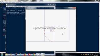 Fibonacci Fractal - Plotting using Python 3.6 with Turtle