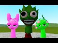 New Horror Lime Sprunki vs All Sprunki Family in Garry's Mod