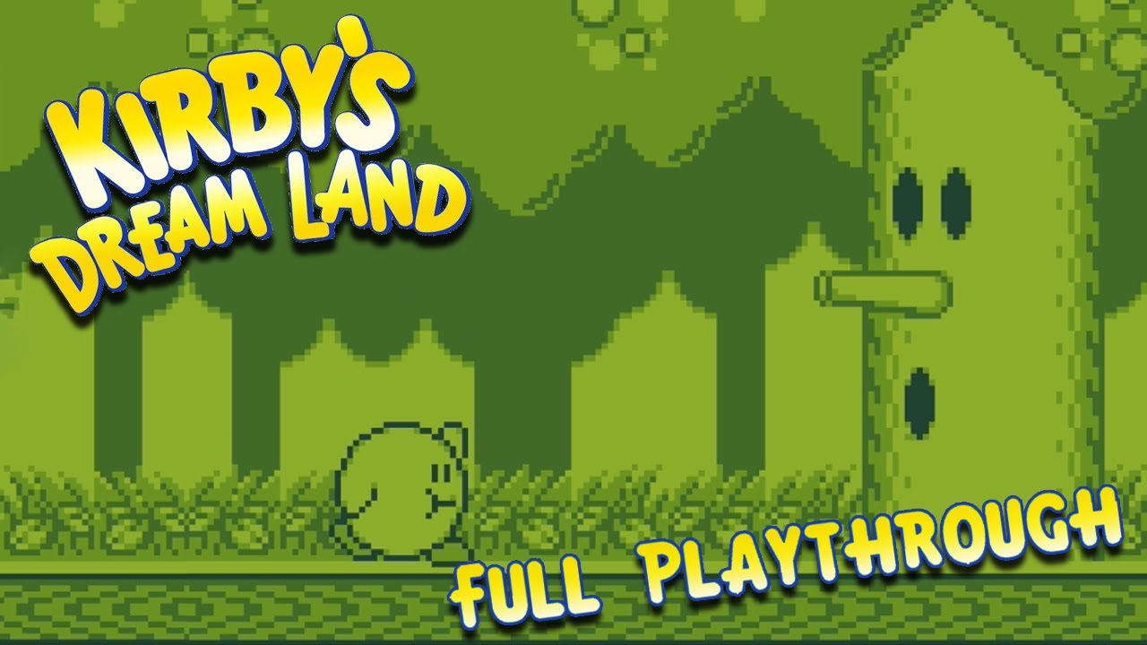 Kirby's Dream Land First Playthrough | Frustrating, But Fun! - YouTube