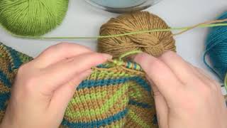 Centre Double Decrease in Triple Knitting - 2020