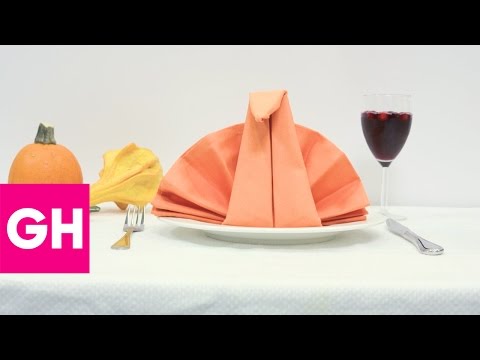 How To Fold a Turkey Napkin with @OrigamiTree | GH How To Fold a Turkey Napkin with @OrigamiTree | GH