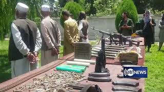 Arms and ammunition seized in Takhar | ضبط سلام و مهمات در تخار