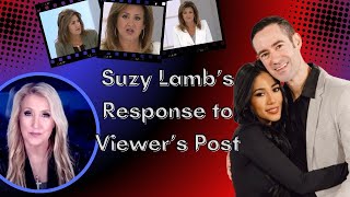 Suzy Lamb's Response to Viewer's Post