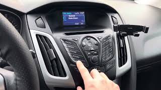 How to connect to Bluetooth Audio on your Ford Focus (2013 and similar years)