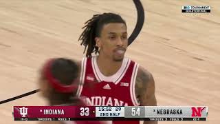 CJ Gunn Highlights vs. Nebraska | Indiana Basketball | 03/15/2024