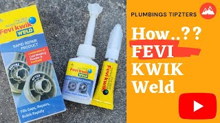 How to use Fevi kwik Weld on Water Tank  #cracks #service #fevikwik