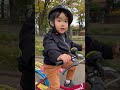 i’m riding a bicycle.3歳児自転車練習中。 shorts cute fypシ fyp xyzbca foryou practice 自転車