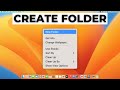 How to Create a New Folder on Mac