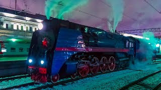 Railway. Soviet Steam Locomotive P36 / Паровоз П36