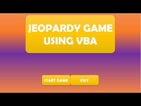 HOW TO MAKE THE JEOPARDY GAME - YouTube