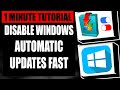 Disable Windows Automatic Updates (Step by Step Guide – Full Tutorial)