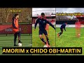 Ruben Amorim PUSHING Chido Obi-martin in Training to get ready for Senior Team Debut | Man Utd News