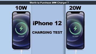 iPhone 12 10W vs 20W Charging Test | Watch This Video Before Buying 20W Charger...