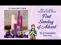 Nov. 27, 2022/Rosary &  10:30am Holy Mass on the First Sunday of Advent with Fr. Jason Laguerta