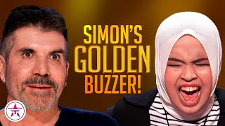 GOLDEN BUZZER! Simon Cowell Asks Blind Singer Putri Ariani to Sing SECOND SONG on AGT 2023!
