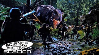 The Tyrannosaurus Rex's Attack The Camp | The Lost World: Jurassic Park | Science Fiction Station