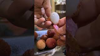 How to Peel Lychee Fruit #howto #peeling #lychee