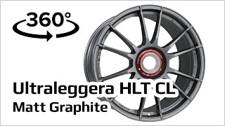 Jante alu OZ Ultraleggera HLT CL Matt Graphite