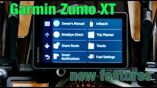 Garmin Zumo XT new features demonstration