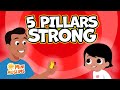 5 Pillars Strong 🏛️ Islamic Songs For Kids ☀️Livestream
