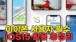 핵심 신기능 활용 총정리! 아이폰 새로운 iOS15 제대로 사용하기