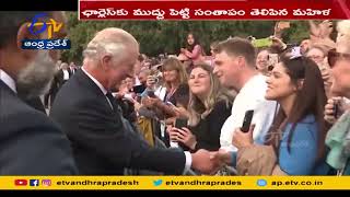 Charles III Gets Kiss From Supporter During His First Appearance as King