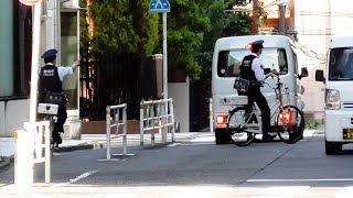 こんなわかりやすく標識がある交差点でなにも確認しない違反車！チャリ松がフルスロットル鬼加速で取り囲む瞬間！！