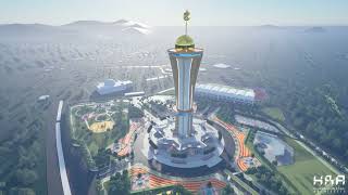 Desain Menara Tower Titik Nol IKN Nusantara