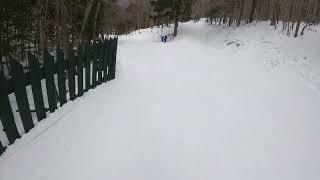 Upper Flume to Brookway at Loon Mountain