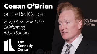 Conan O'Brien - 2023 Mark Twain Prize Red Carpet (Adam Sandler)