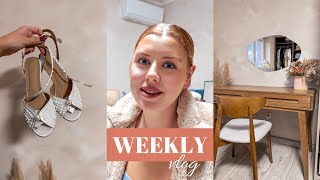 NOWA TOALETKA | PERŁOWE BUTY ŚLUBNE | WEEKLY VLOG