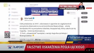 ŁĄCKI PRZEPRASZA K. NAWROCKIEGO!